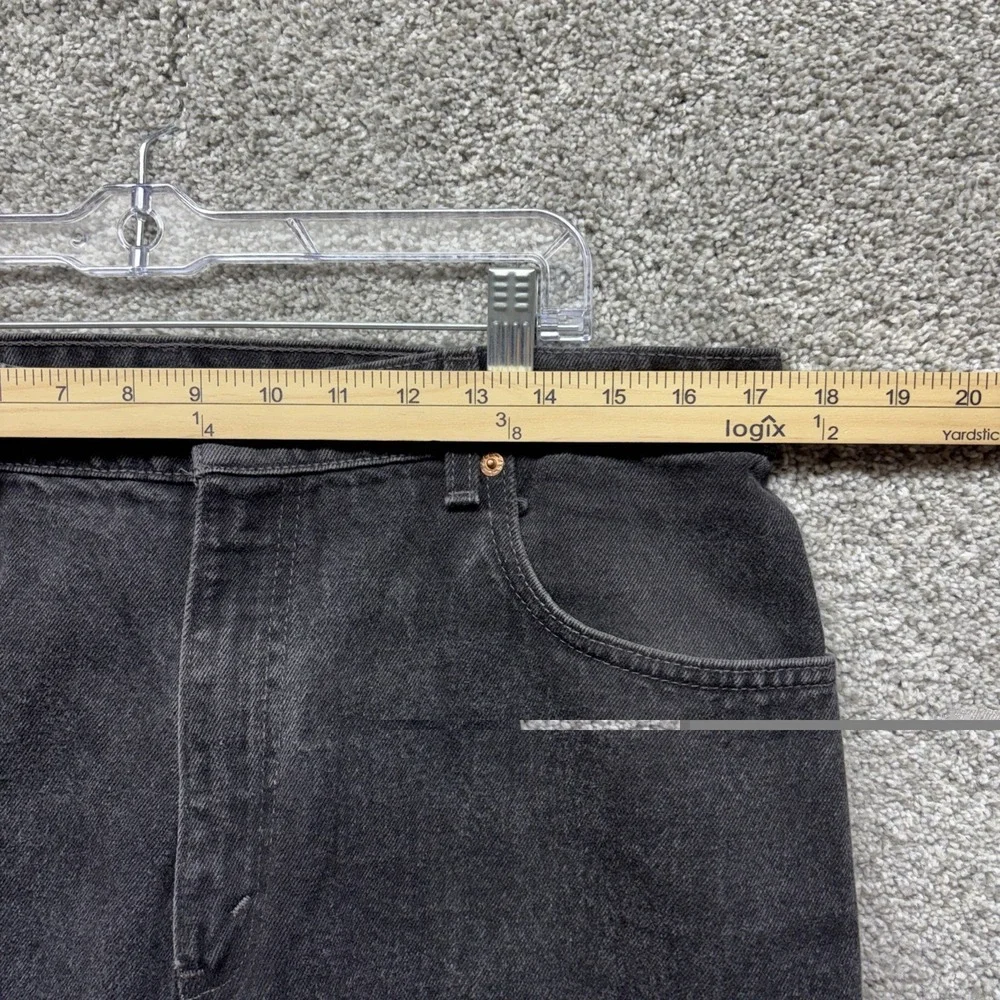 VTG 90s Levis 560 Jeans Black Denim 34x34 Loose Fit Tapered Leg Made in‎ USA